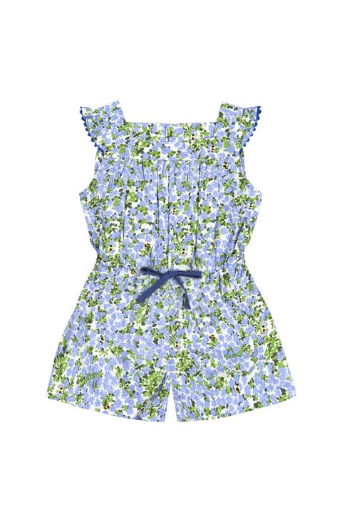 Gwynnie Romper Blue Hydrangea