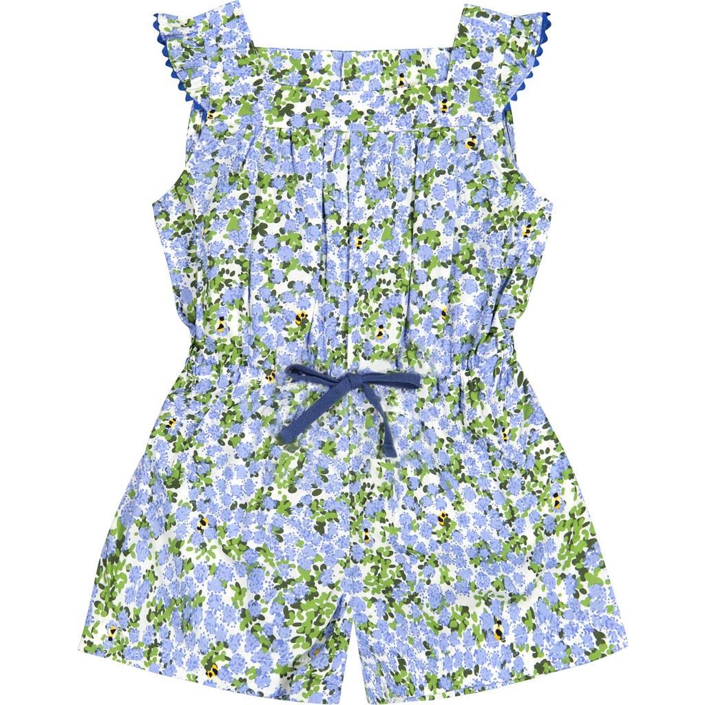 Busy Bees Gwynnie Romper Blue Hydrangea In Blue Hydrangea
