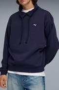 PUMA Select Essentials French Terry Polo Sweatshirt