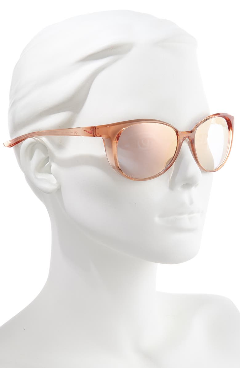 Nike Essence 56mm Cat Eye Sunglasses, Alternate, color,
