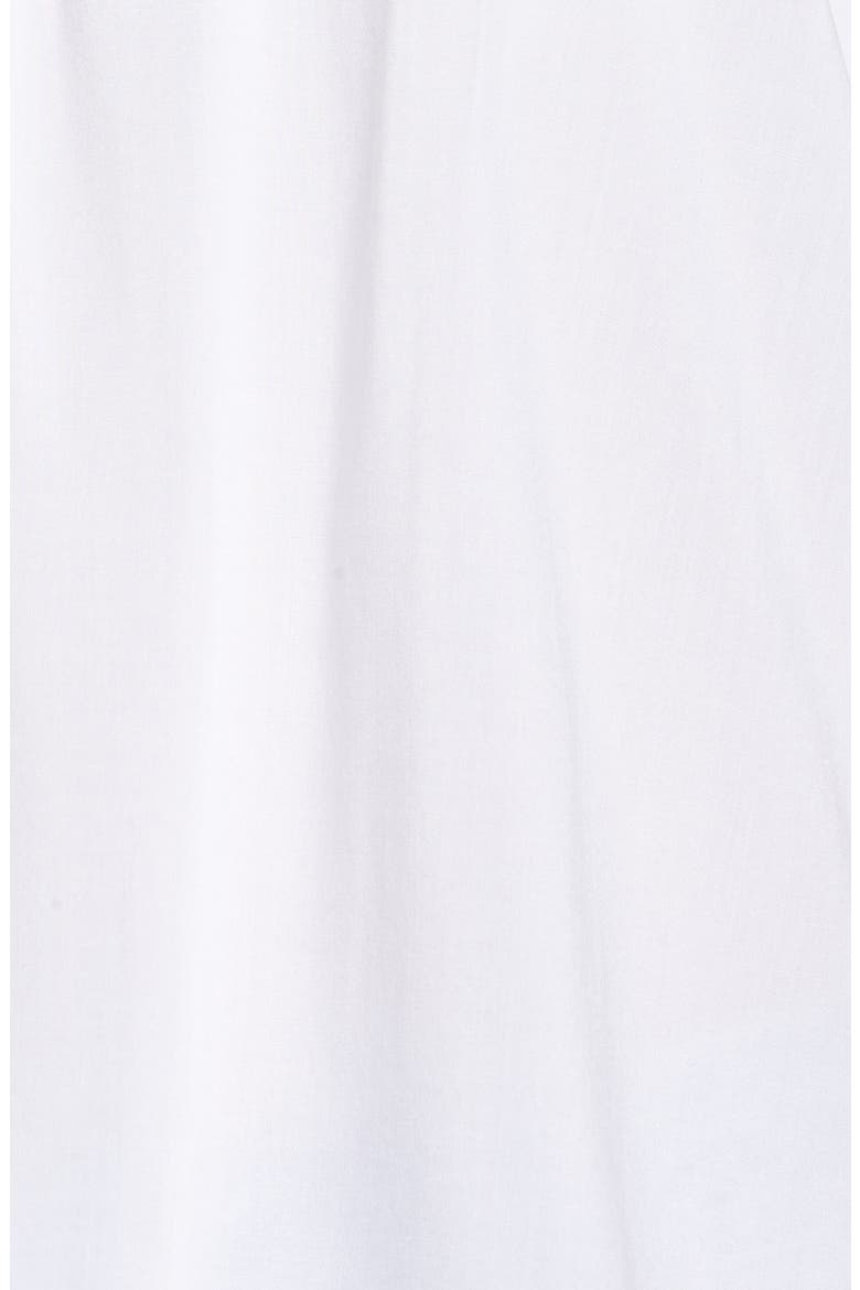 Smocked Check Off the Shoulder Top, Alternate, color, WHITE
