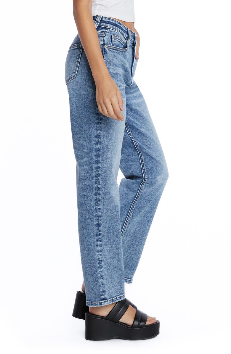 HINT OF BLU High Waist Ankle Straight Leg Jeans, Alternate, color, 