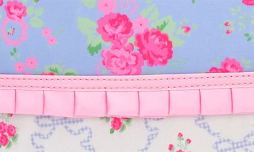 Iscream Kids' Ditsy Large Cosmetic Bag In Blue Multi