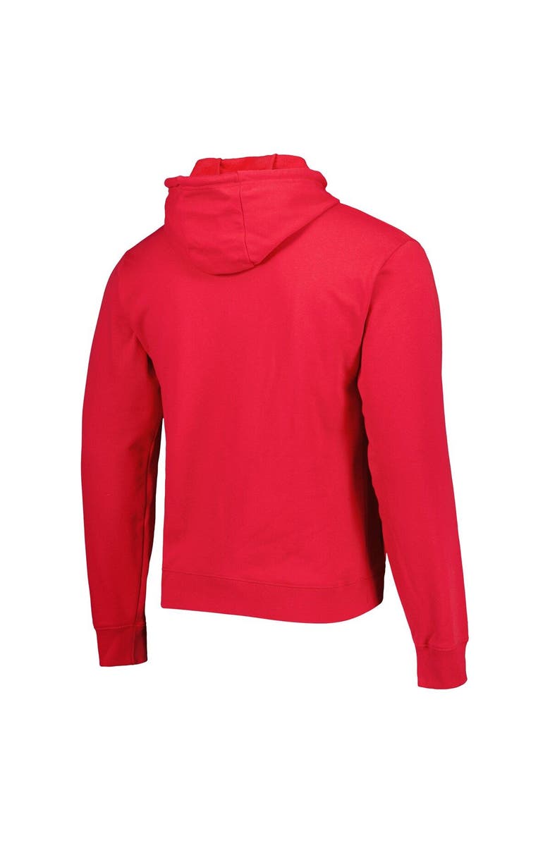 LEAGUE COLLEGIATE WEAR Men's League Collegiate Wear Scarlet Nebraska Huskers Arch Essential Pullover Hoodie, Main, color, 