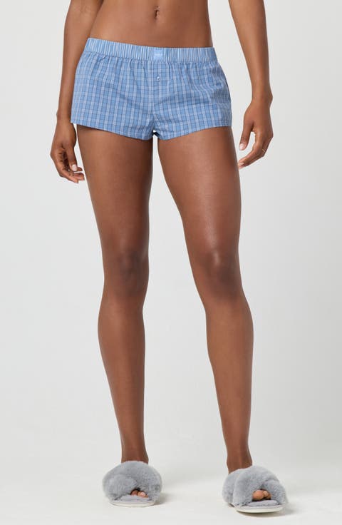 Plaid Micro Shorts