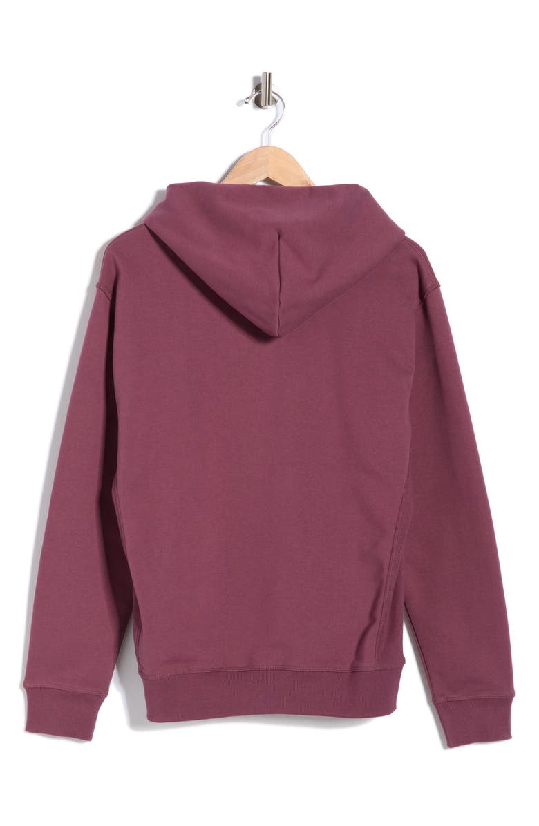 New Balance Athletics French Terry Pullover Hoodie, Alternate, color, Faded Plum