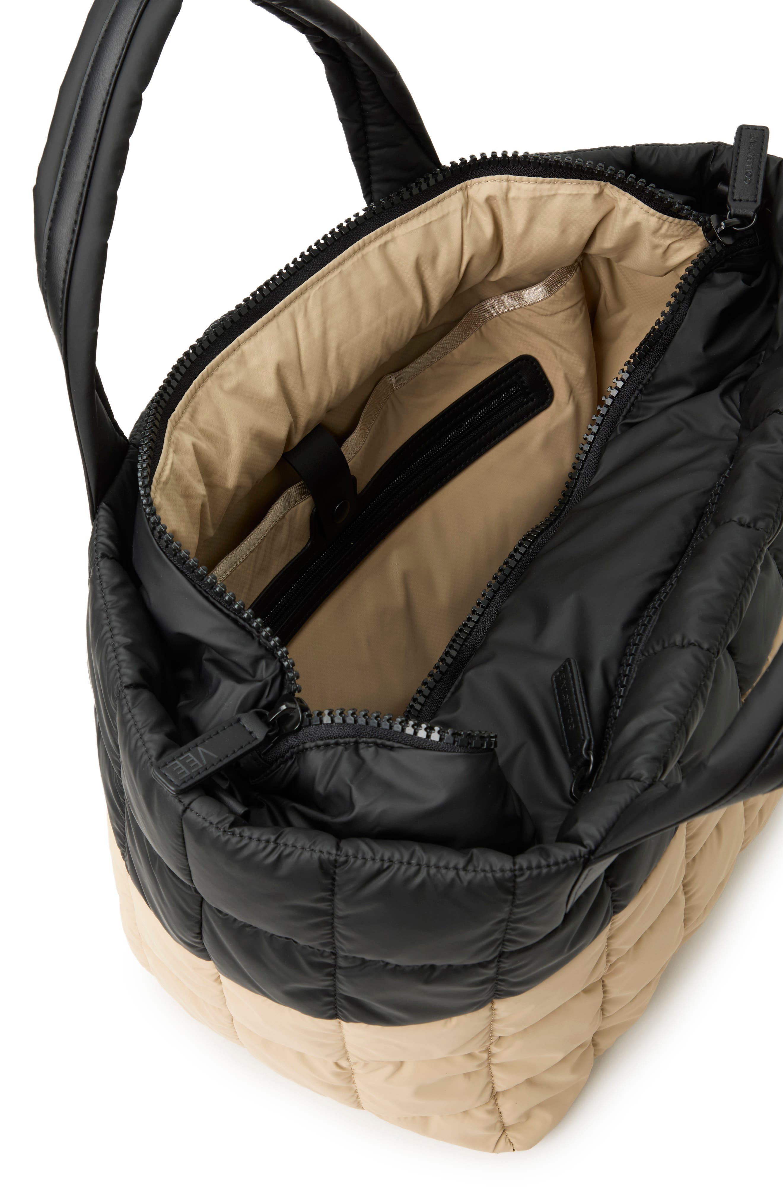 VeeCollective Medium Porter Quilted Recycled Nylon Tote, Alternate, color, 