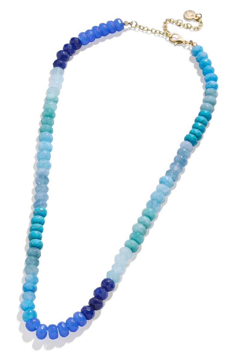 BaubleBar Semiprecious Beaded Necklace, Main, color,