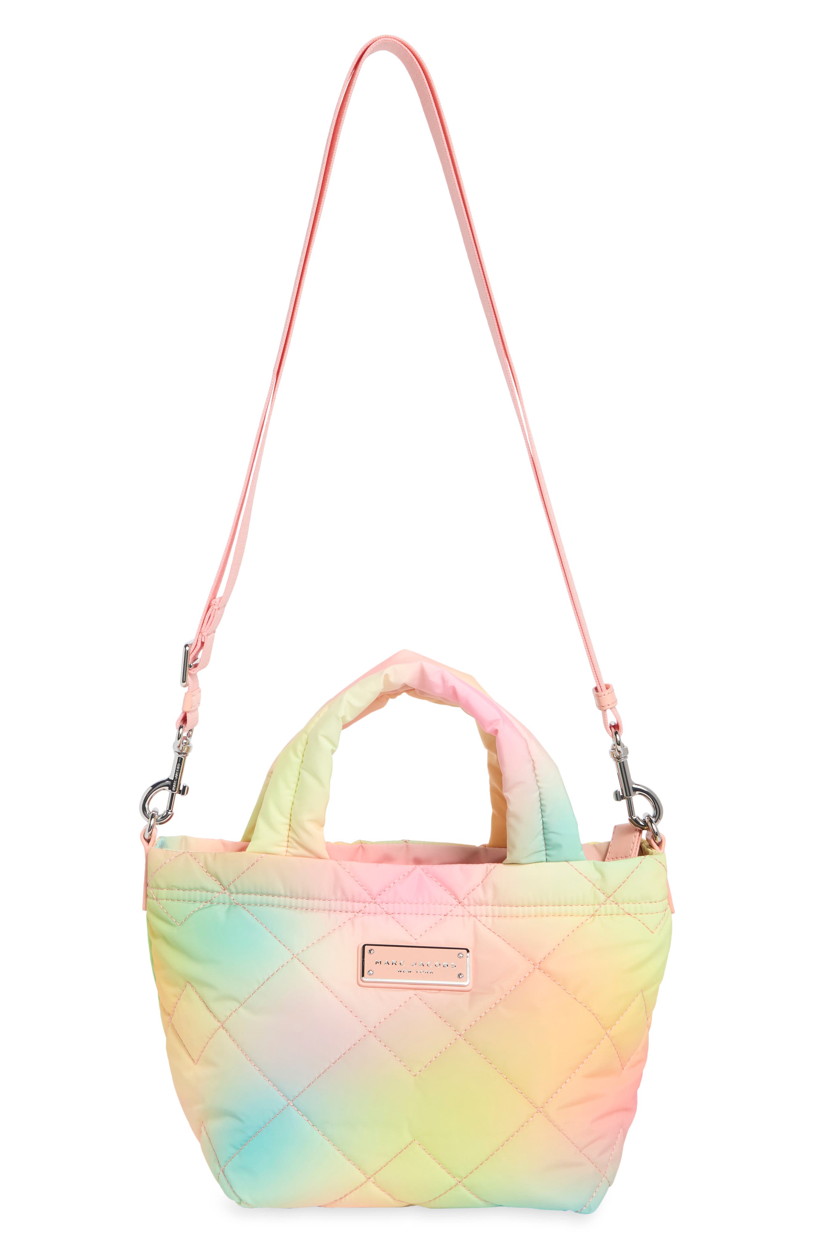 Mini Diamond Quilt Triangle Tote Bag