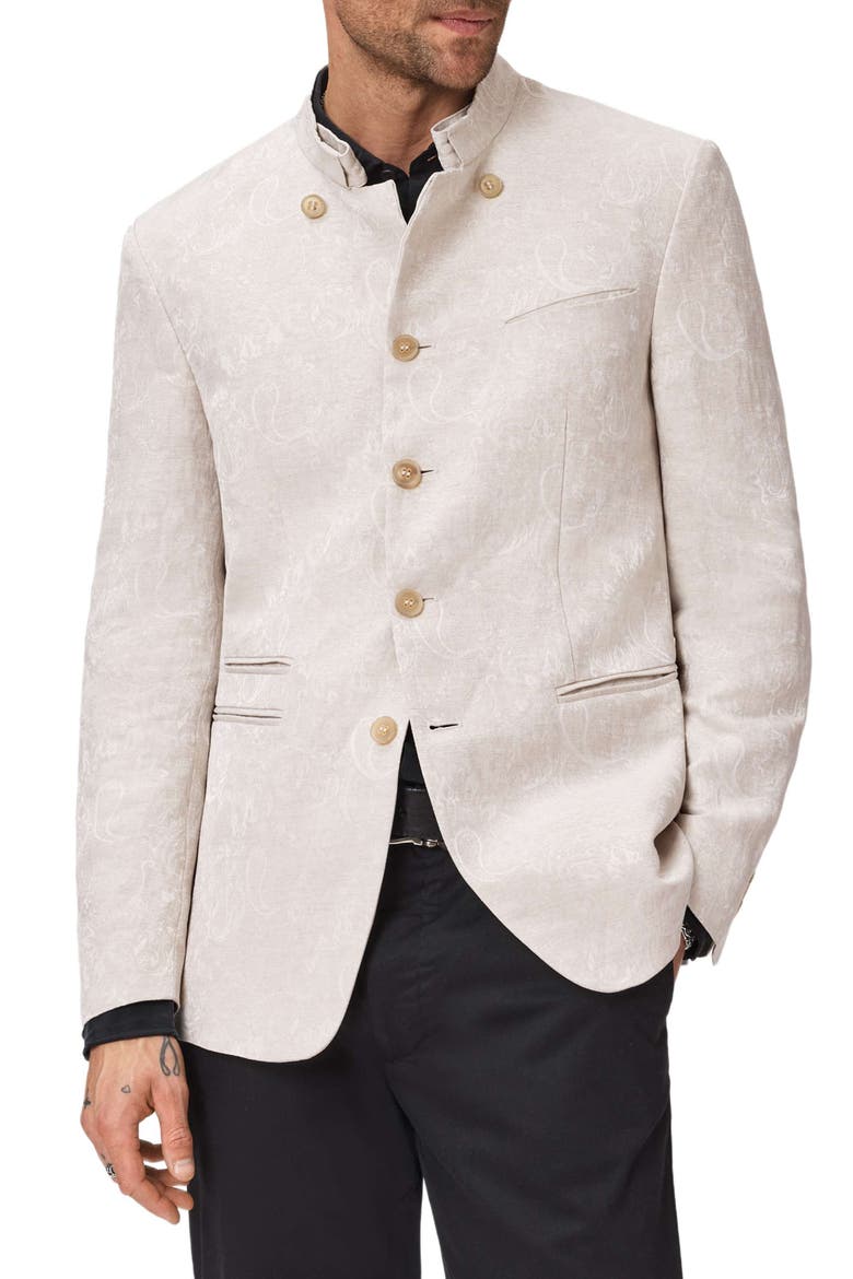 Logan Paisley Jacket, Main, color, EGGSHELL