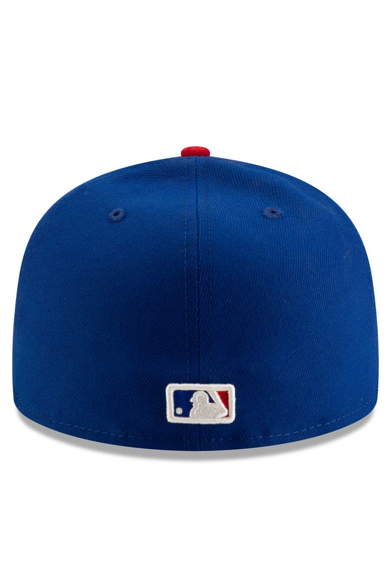 Men's New Era White/Royal Chicago Cubs Alternate Authentic Collection On-Field 59FIFTY Fitted Hat, Alternate, color, White