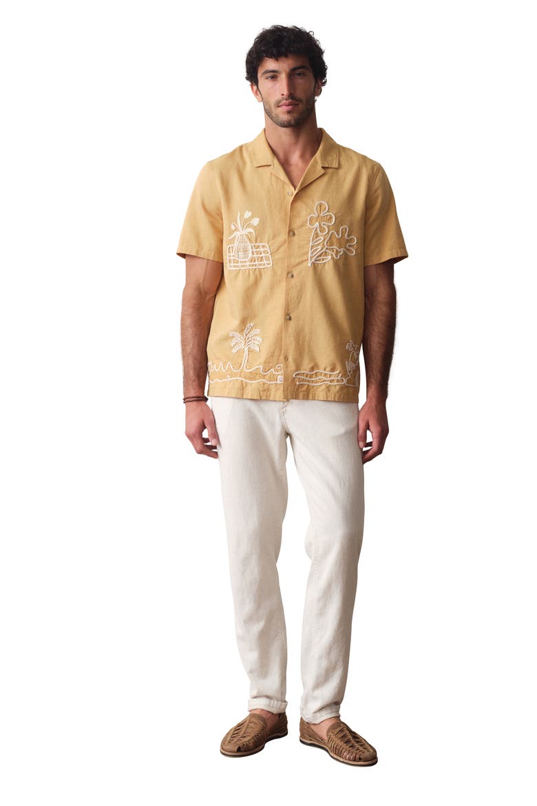 Slim Straight Leg Pants, Alternate, color, NATURAL