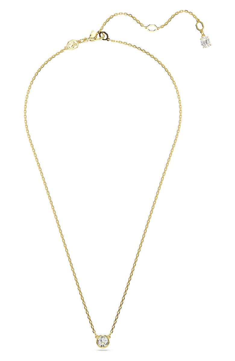 Swarovski Imber Crystal Pendant Necklace, Alternate, color, Gold