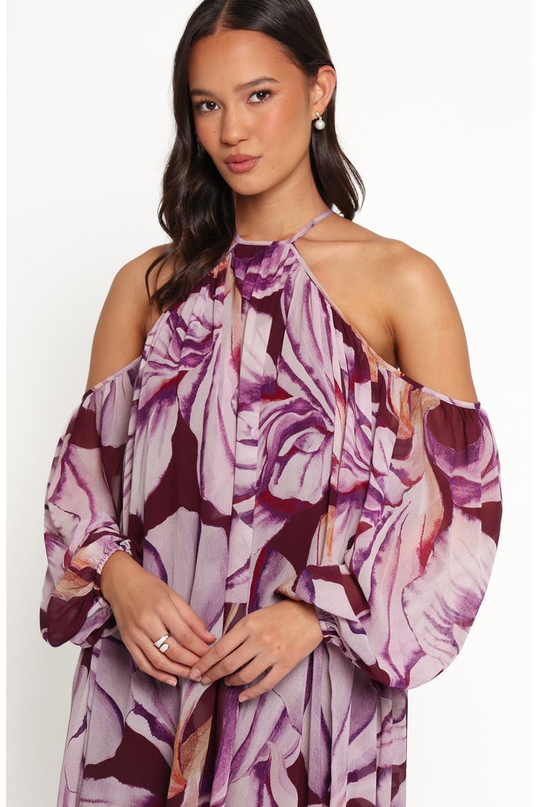 Laiken Maxi Dress, Alternate, color, PLUM FLORAL