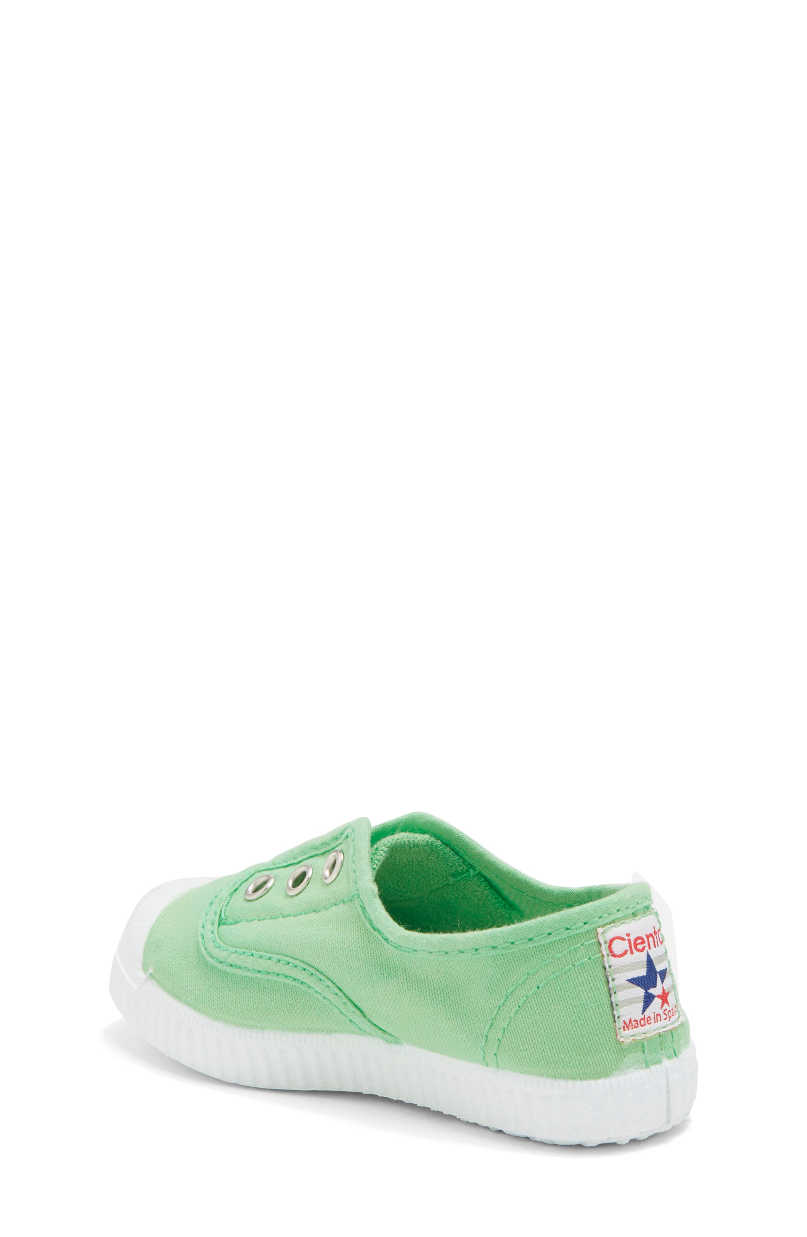 Laceless Slip-On Sneaker, Alternate, color, GREEN APPLE
