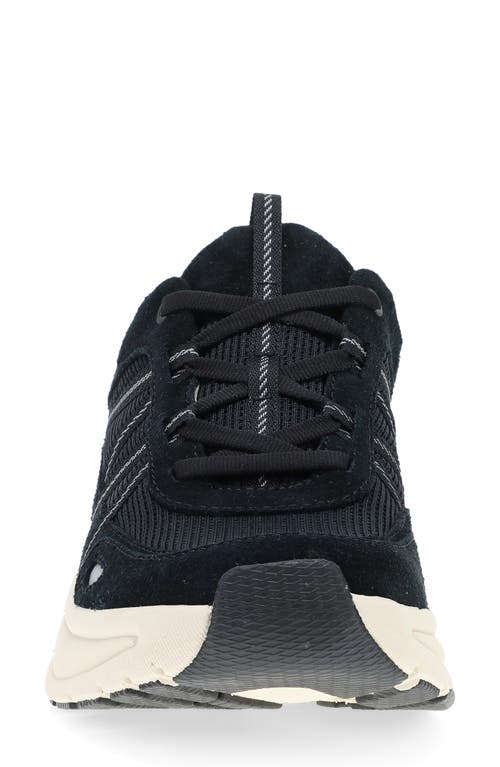 Dansko Poppy Sneaker In Black Suede