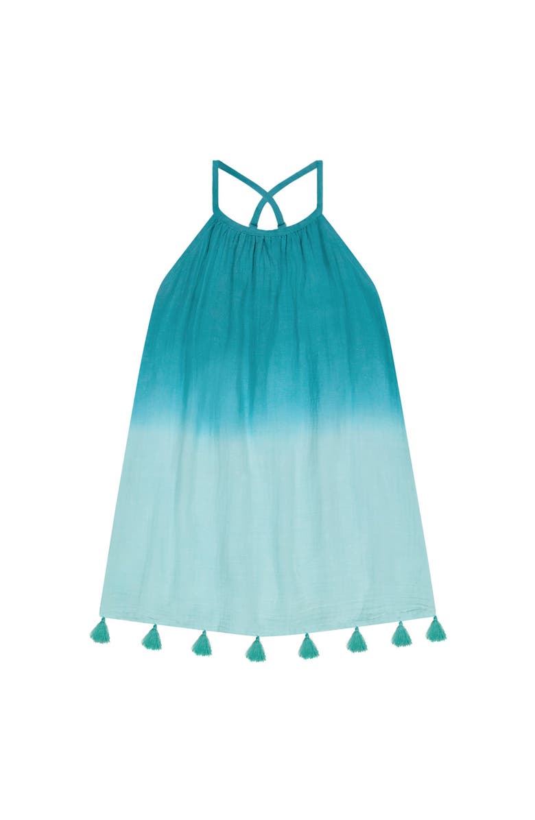 Mer St. Barth Mini Chantal Dress, Main, color, Green