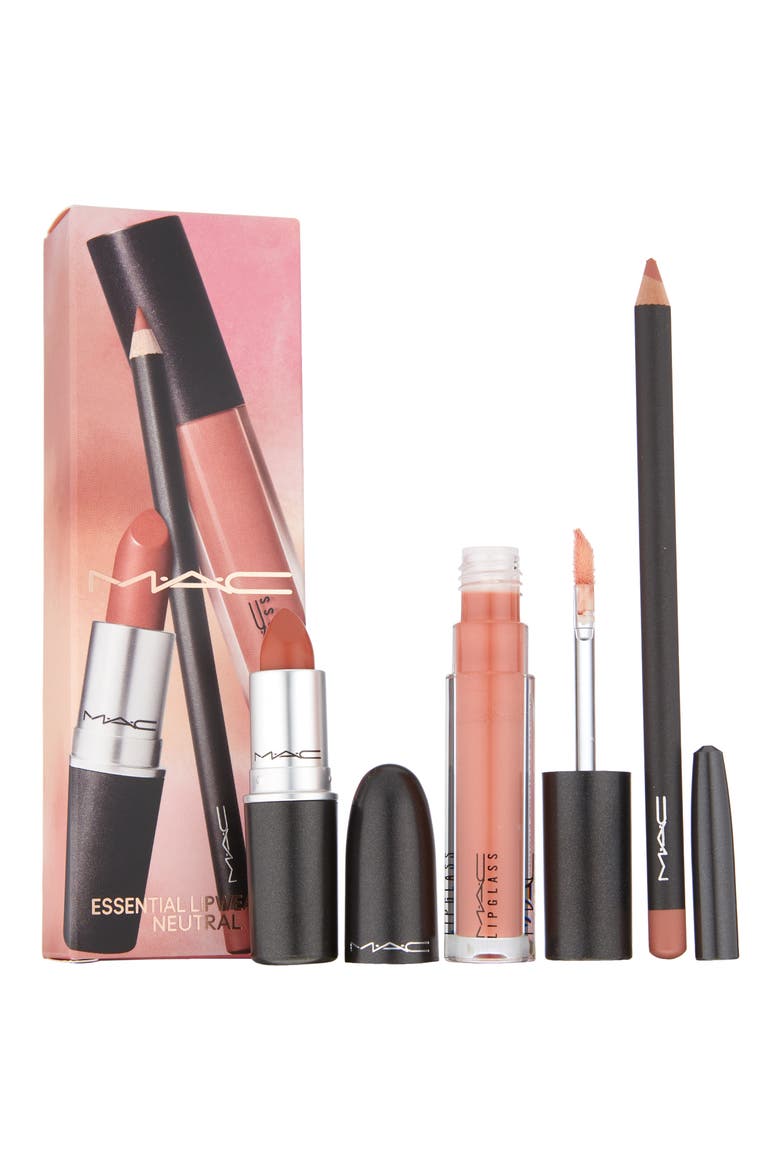 Boldly Bare Essential Lipwear Set $57 Value, Main, color, NEUTRAL