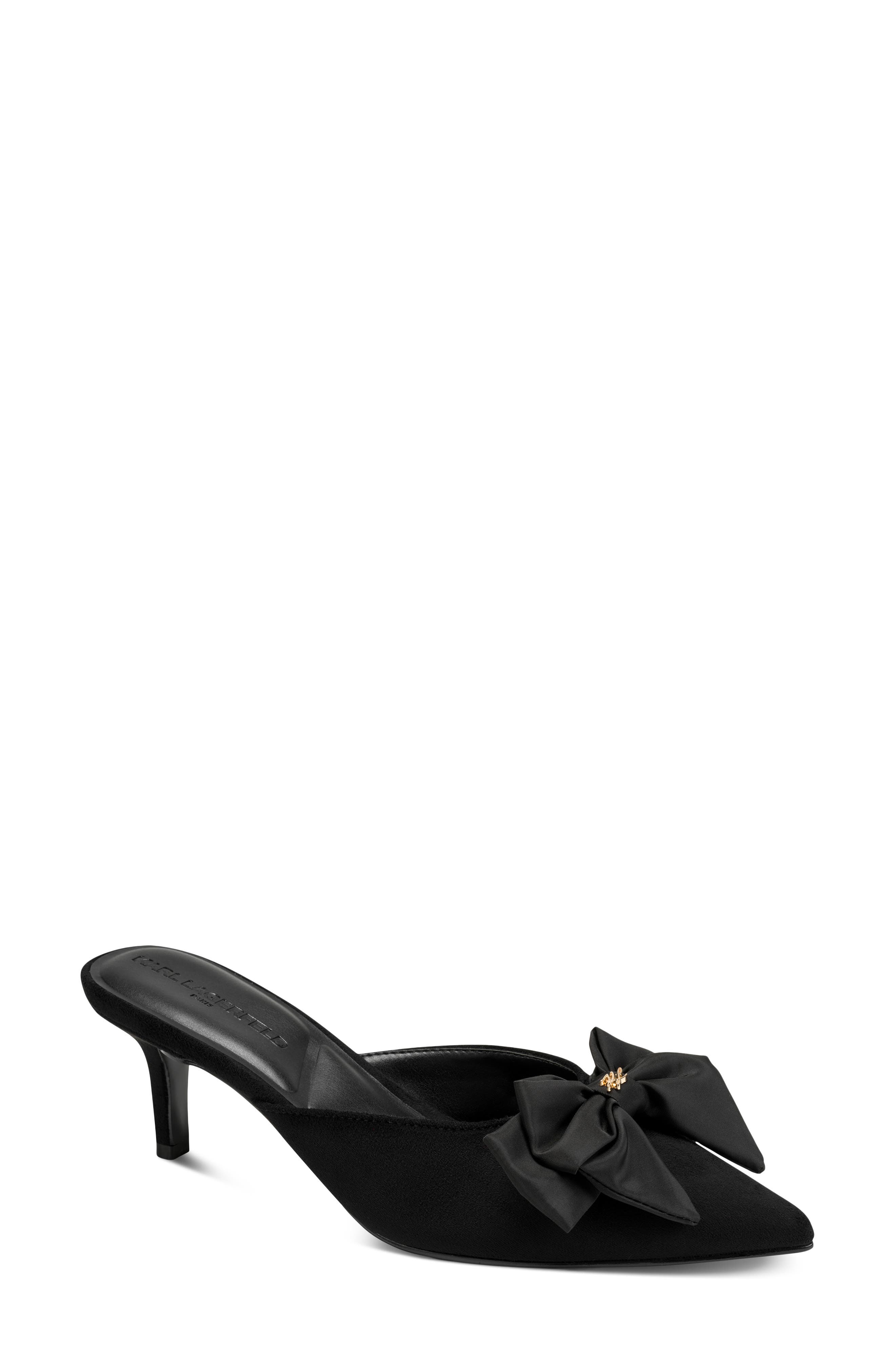 Larina Mule Pump, Main, color, BLACK