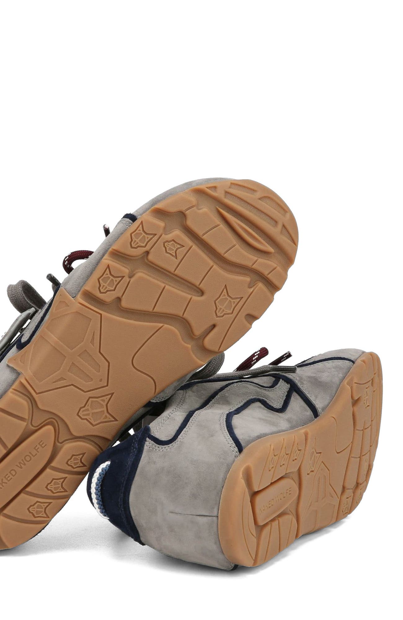 Adored Suede Sneaker, Alternate, color, Grey Suede