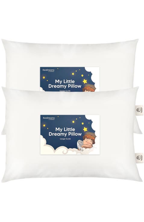 2-Pack Jumbo Toddler Pillows