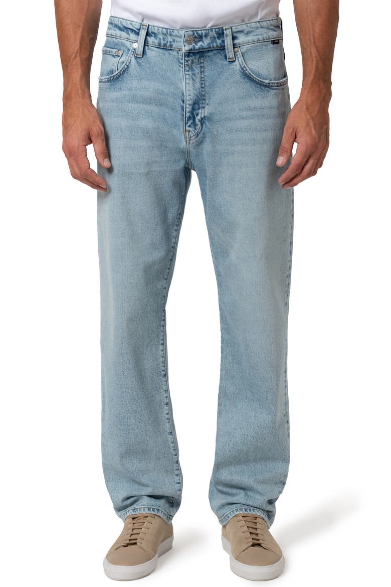 Marcel Relaxed Straight Leg Jeans, Main, color, BLEACHED CLASSIC BLUE