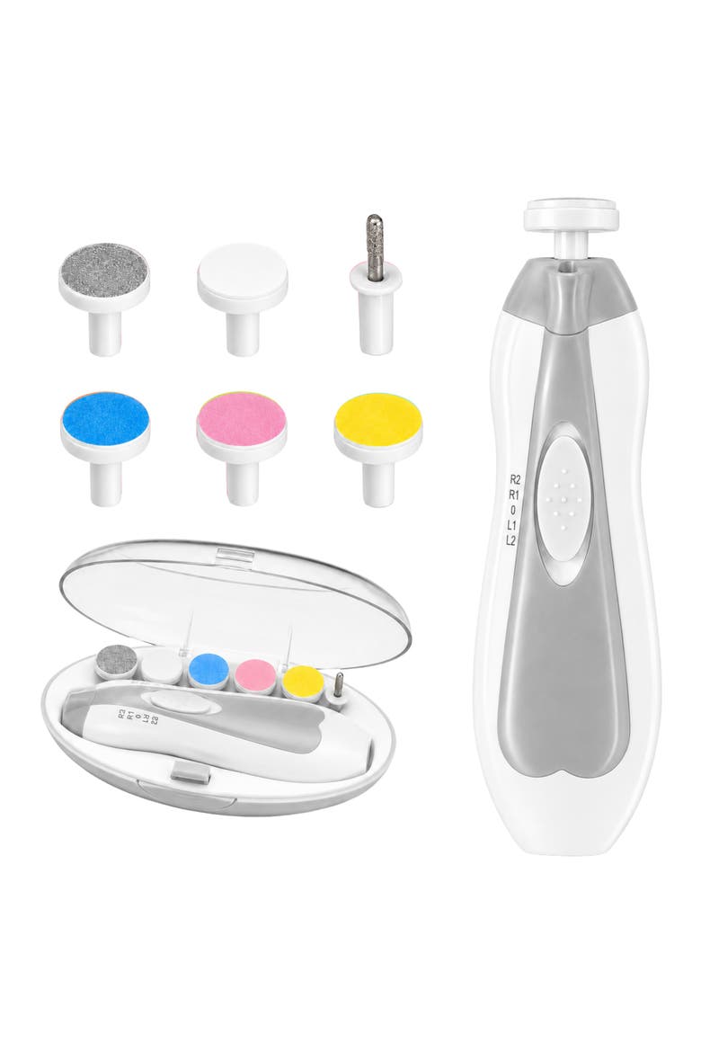 Electric Baby Nail Trimmer Gentle Care Kit, Main, color, Gray