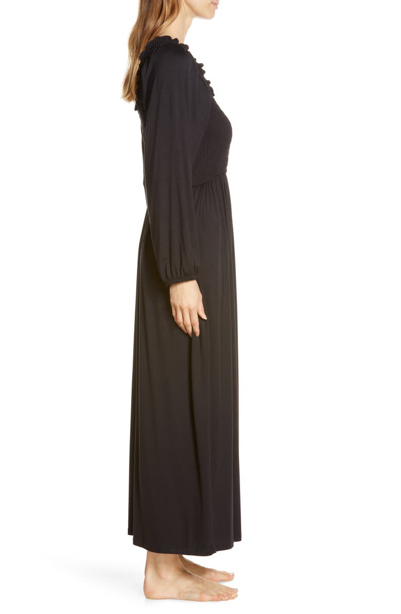 Nordstrom Moonlight Eco Long Sleeve Nightgown, Alternate, color, 