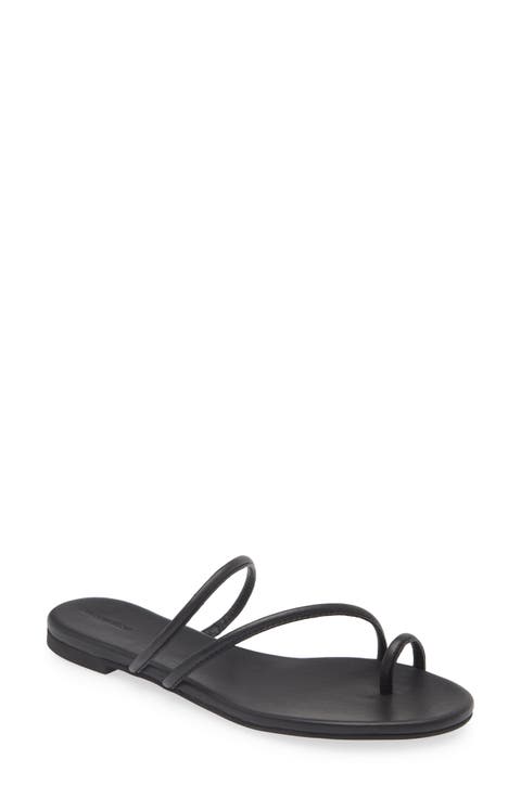 Ludo Toe Ring Strappy Slide Sandal (Women)