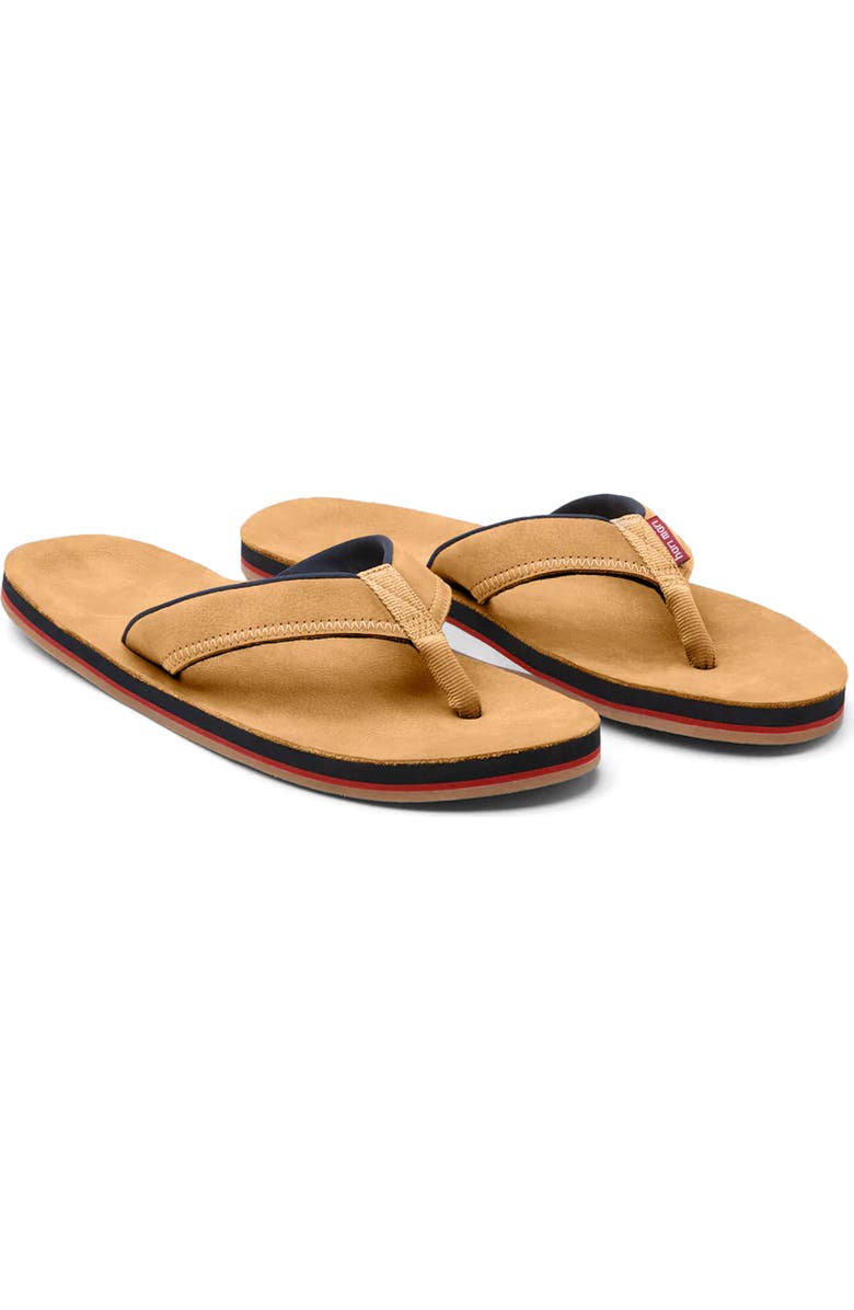 hari mari Pier II Leather Flip Flop, Main, color,