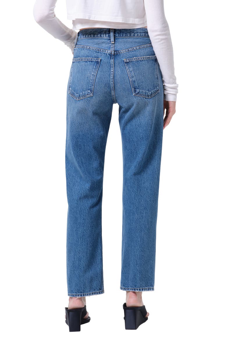'90s Pinch High Waist Straight Leg Jeans, Alternate, color, CIRCULATE IND