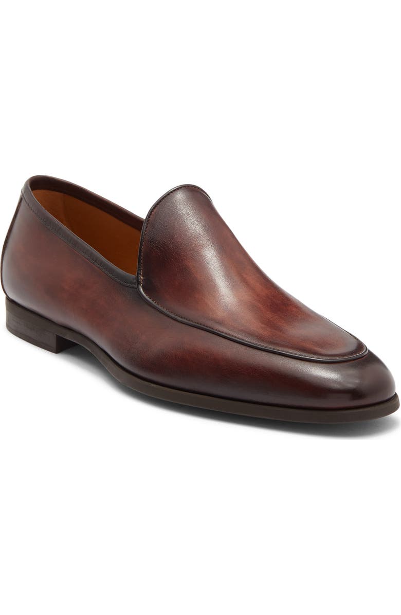 Magnanni Hiram Loafer, Main, color, Brown