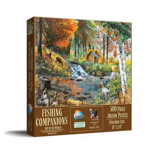Fishing Companions 500 piece Jigsaw Puzzle for Adults