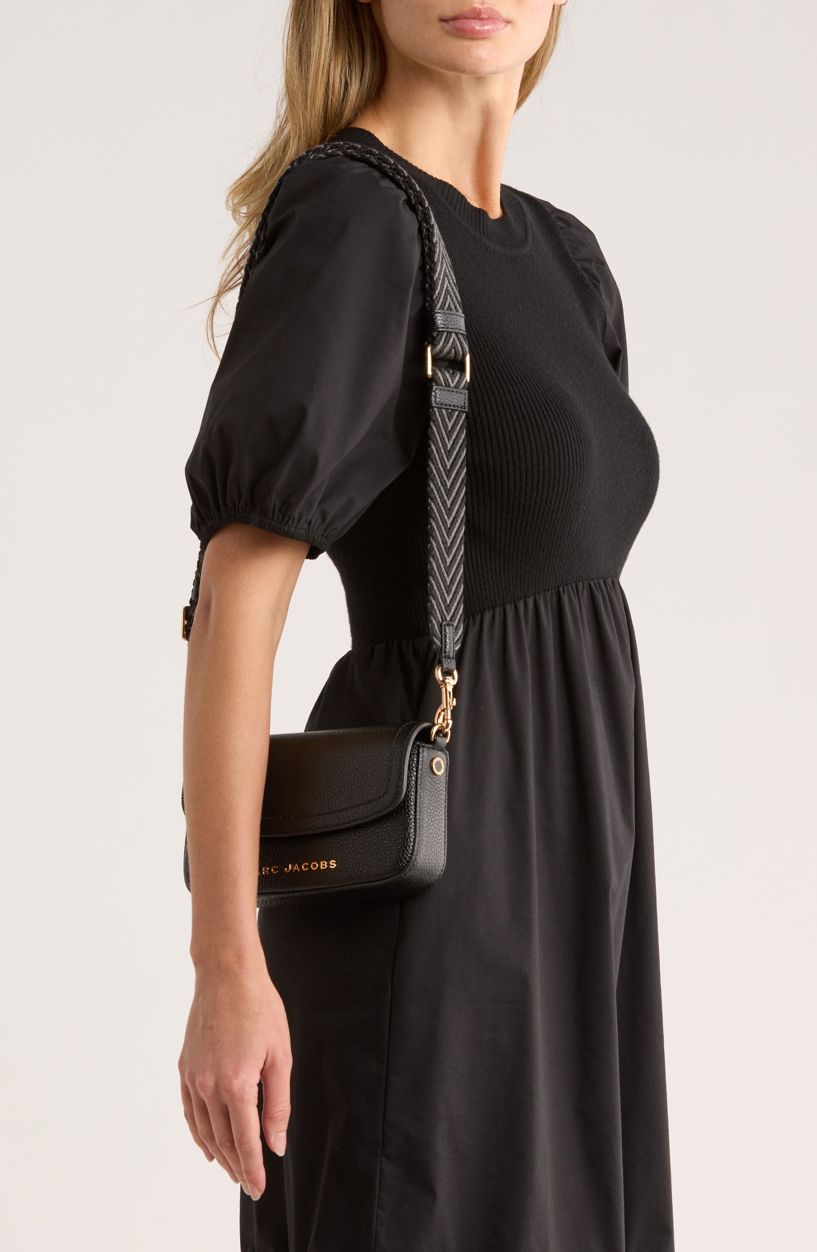 Marc Jacobs Groove Mini Crossbody Bag, Alternate, color, Black