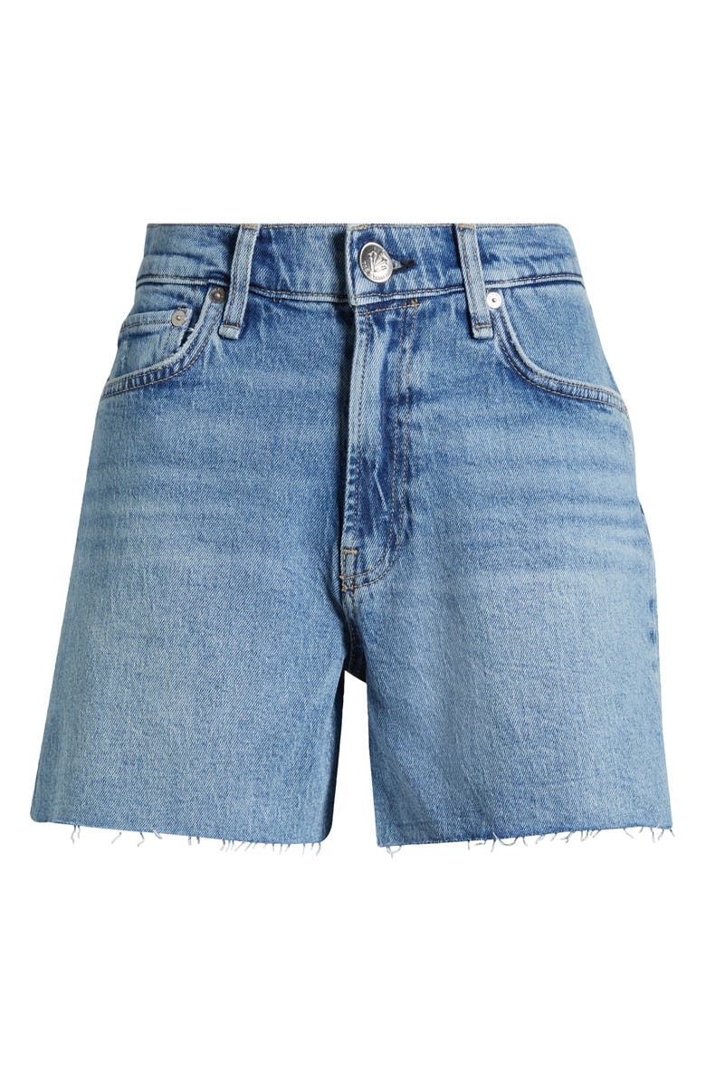 rag & bone High Waist Denim Cutoff Shorts, Alternate, color, Peekskill