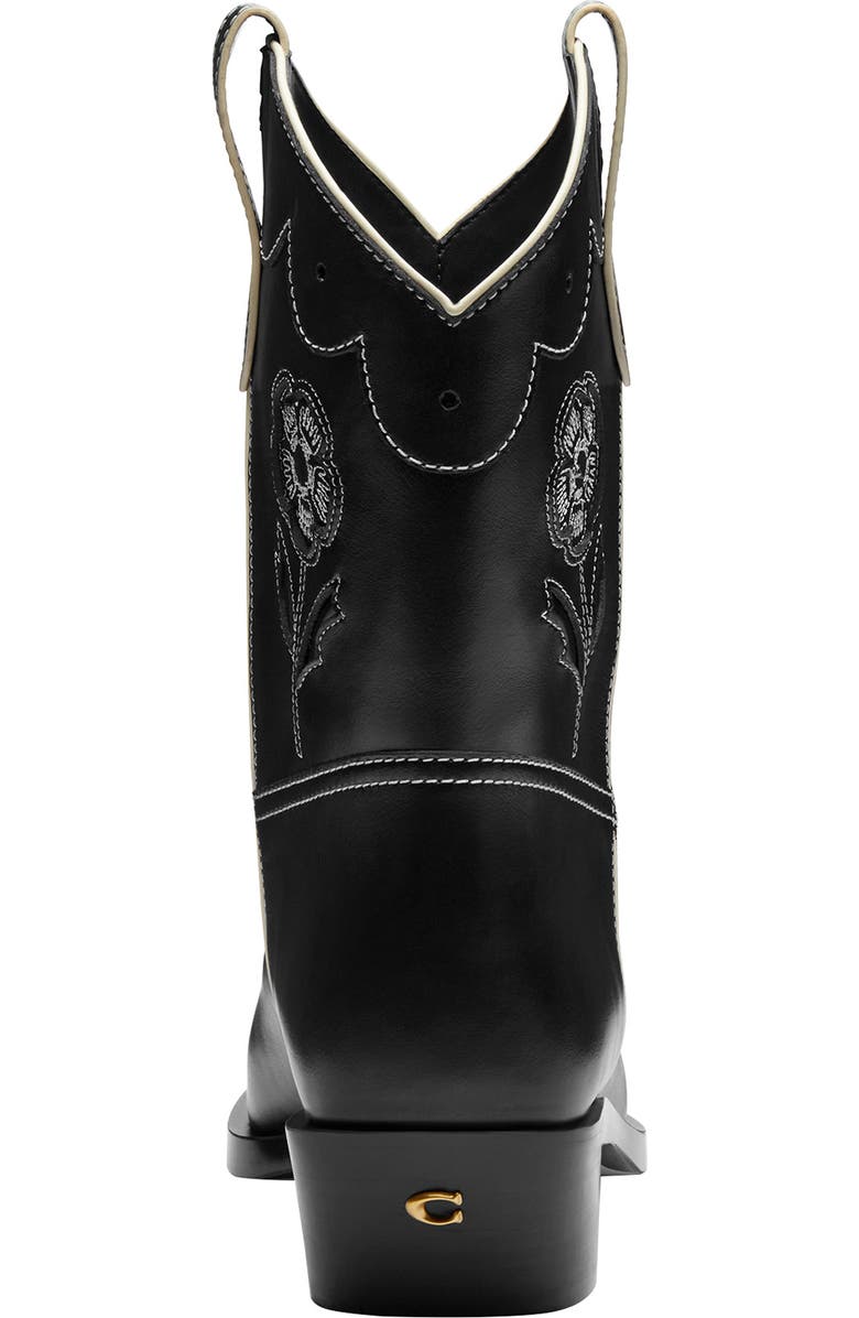COACH Aria Pointed Toe Western Boot, Alternate, color,