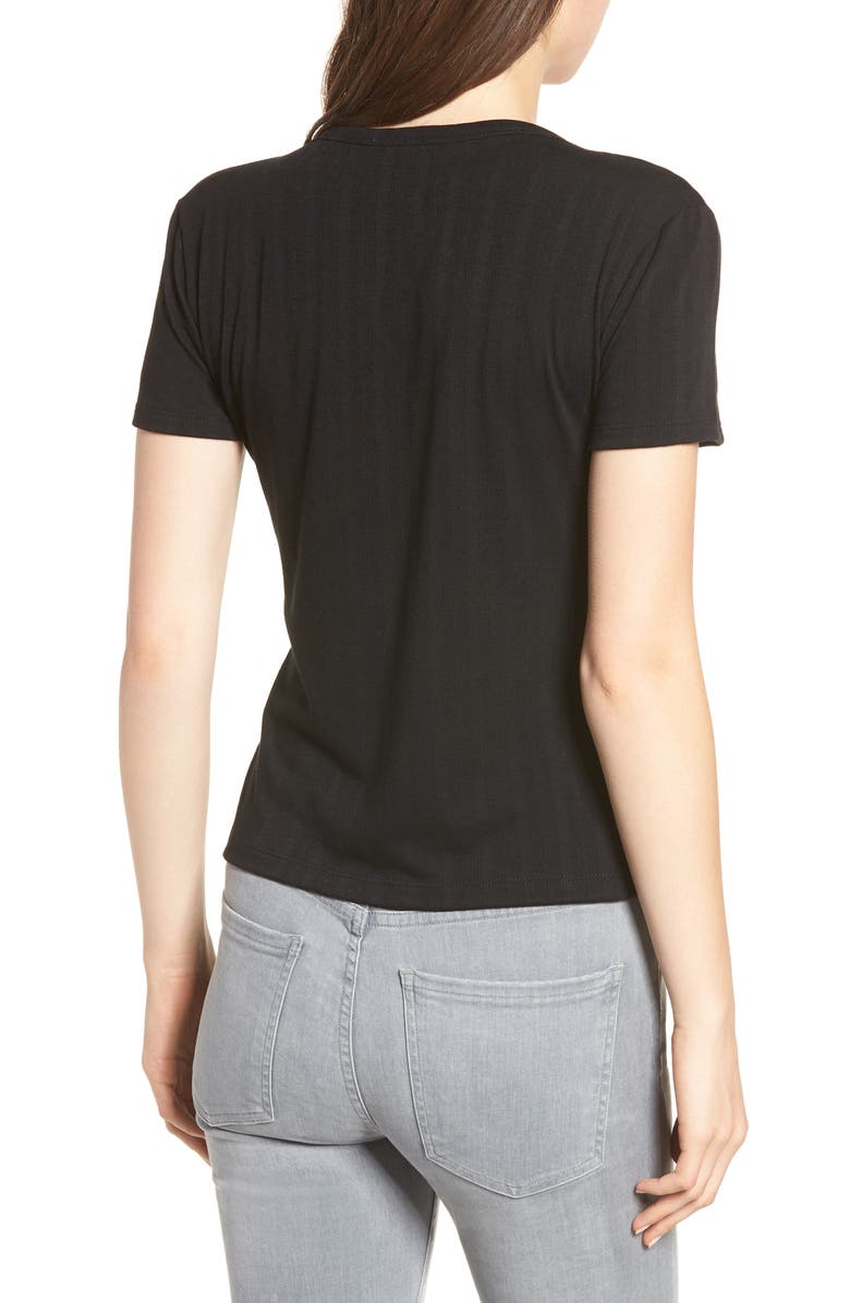 All in Favor Rib Knit Tee, Alternate, color, 