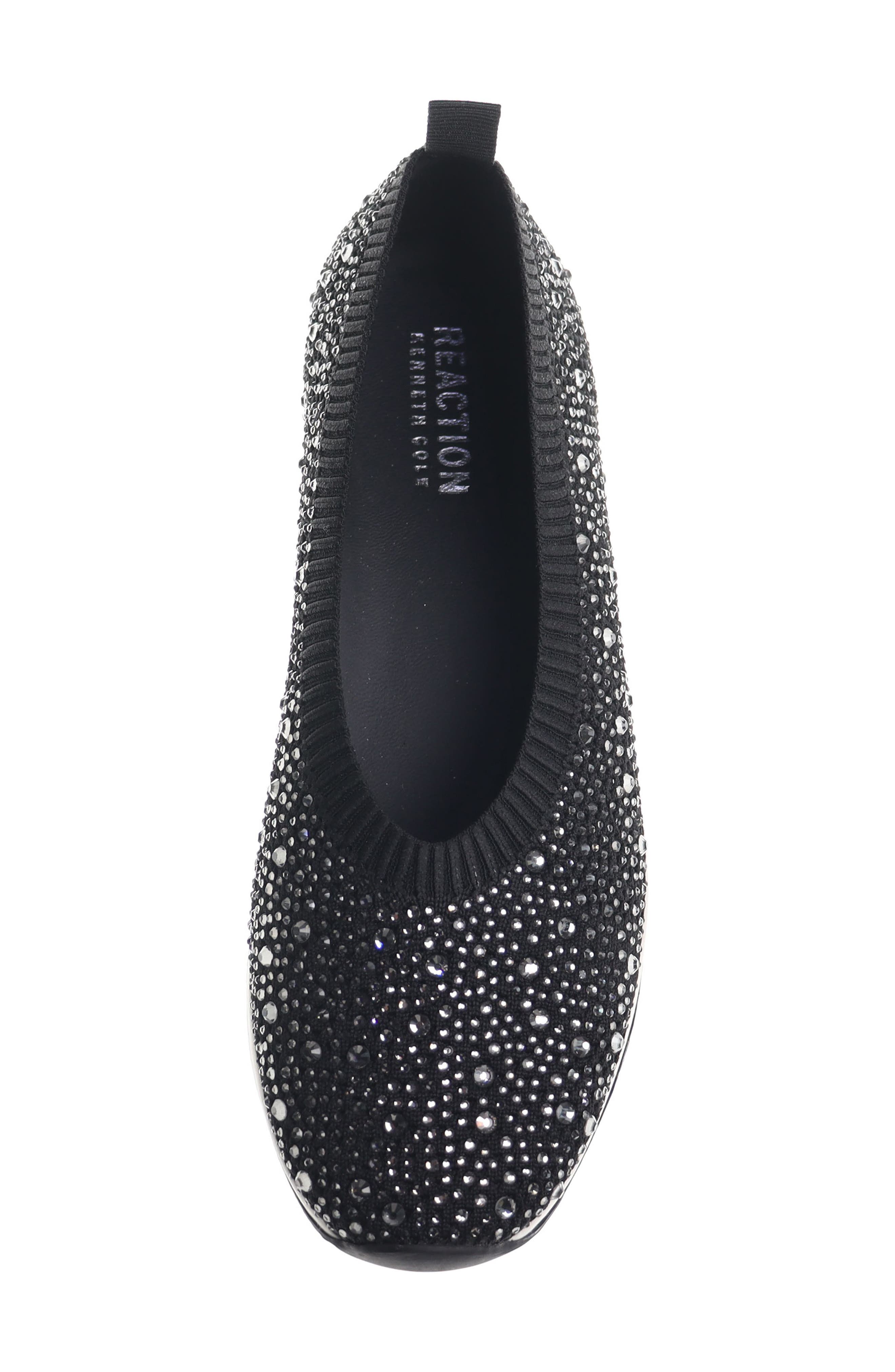 Reaction Kenneth Cole Evaline Slip-On Sneaker, Alternate, color, Black Knit