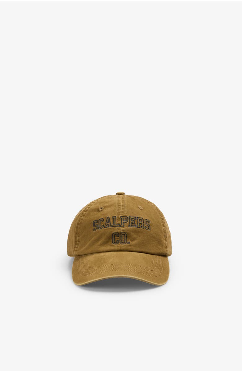 Scalpers Denim College Cap, Alternate, color, Camel