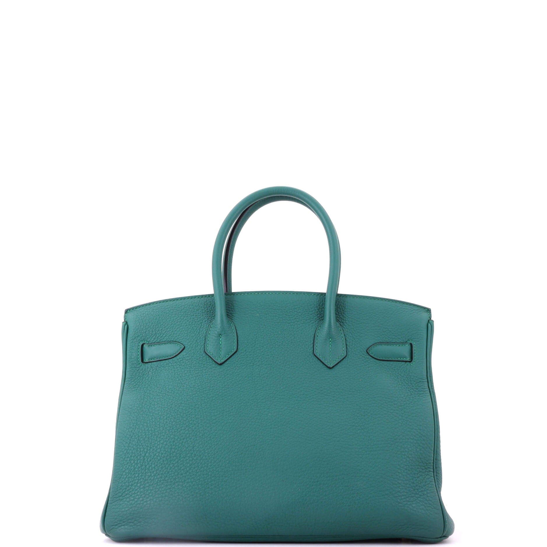 Birkin Handbag Green Togo with Gold Hardware 30, Alternate, color, Green