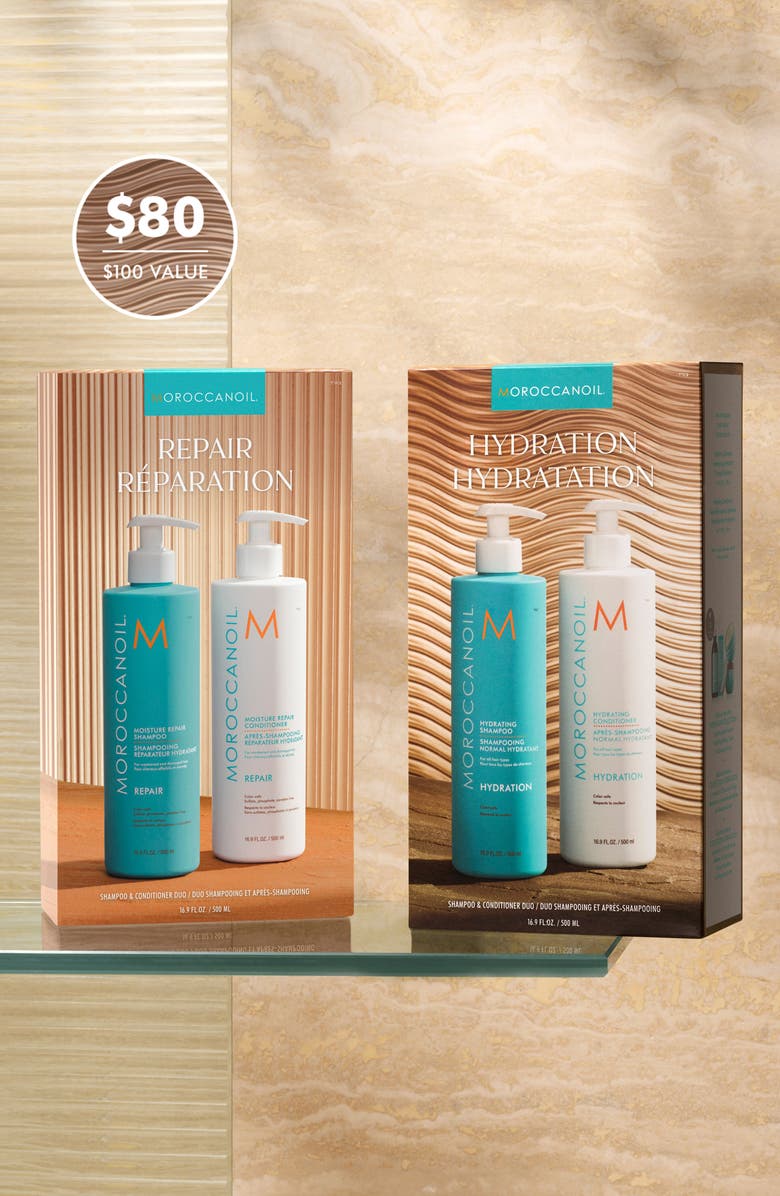 MOROCCANOIL<sup>®</sup> Hydrating Shampoo & Conditioner Set (Limited Edition) USD $100 Value, Alternate, color, 