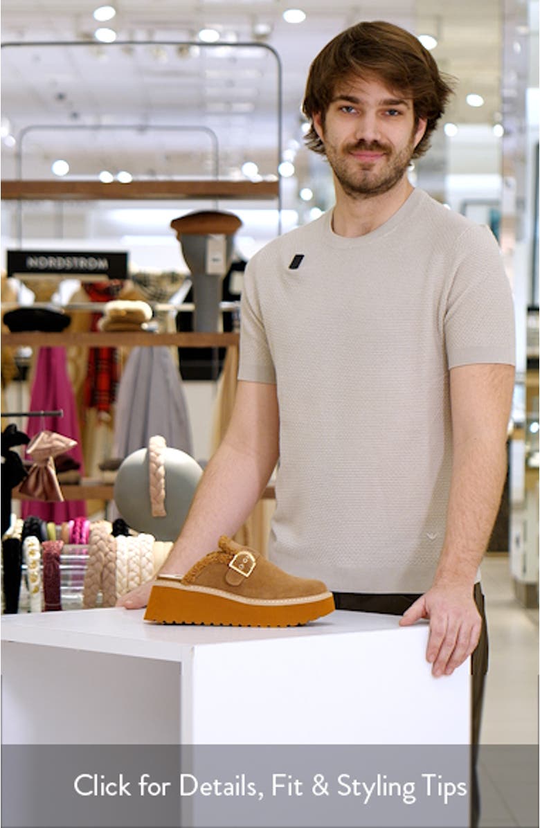 Lelani Faux Fur Mule, sales video thumbnail