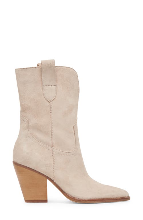 Dolce Vita Jessey Western Boot In Dune Suede