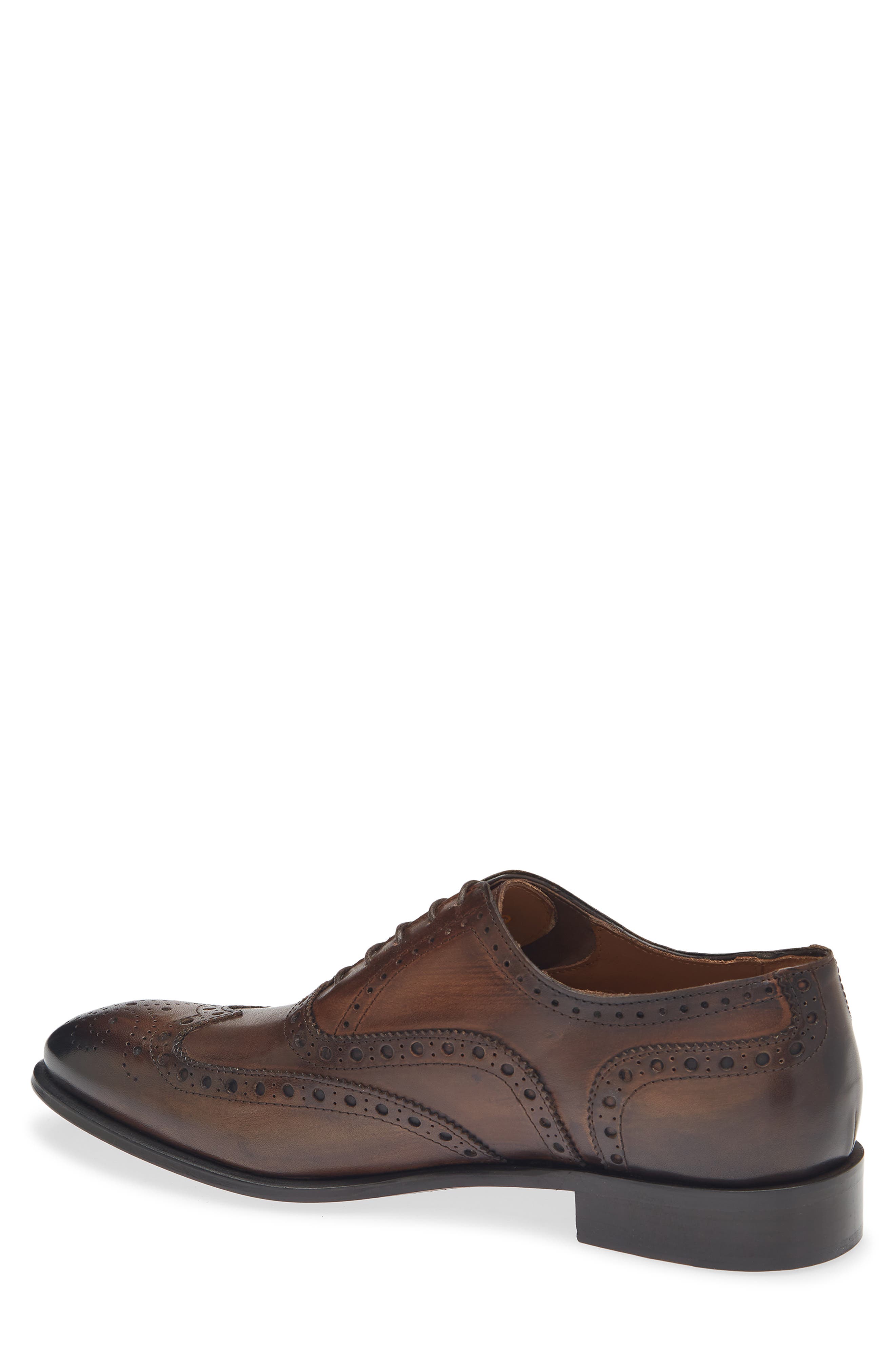 TO BOOT NEW YORK Angelo Brogue Wingtip Oxford, Alternate, color, Crust Paolo Moro