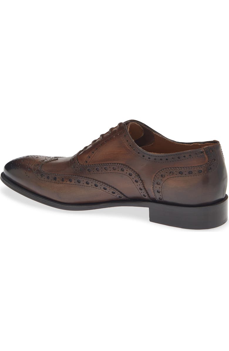 TO BOOT NEW YORK Angelo Brogue Wingtip Oxford, Alternate, color, Crust Paolo Moro