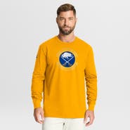 FANATICS Men's Fanatics Gold Buffalo Sabres Authentic Pro Property Of Practice Long Sleeve T-Shirt