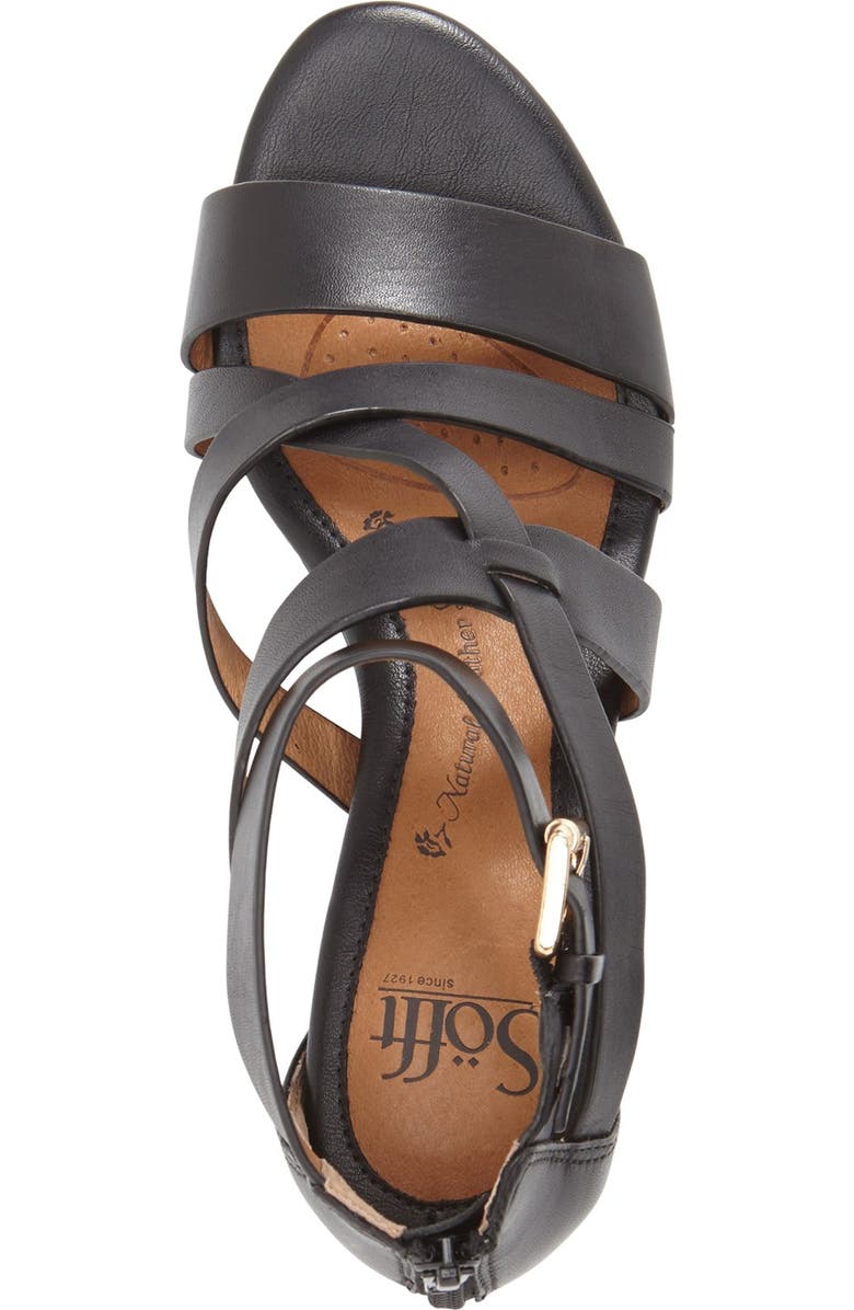 Söfft 'Rianna' Wedge Sandal, Alternate, color,