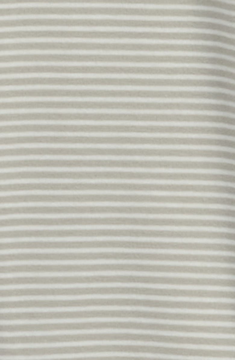 QUINCY MAE Kids' Stripe Drawstring Brushed Jersey Pants, Alternate, color, Sage