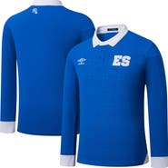 Umbro Men's Umbro  Blue El Salvador National Team 2025 Home Replica Long Sleeve Jersey