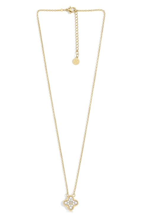 Single Clover Reversible Pendant Necklace